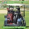 10L0L Golf Cart Bag Rack Assembly for EZGO TXT &