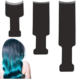 Liahelianx 3 Pcs Hair Dye Brush Hair Brush Tool Hair Dye Board Hair Styling Tools Tinting For Highlighting Coloring Foil Hair Dyeing Brush Highlight Board Tint Comb Plate for Hair Dyeing (1)