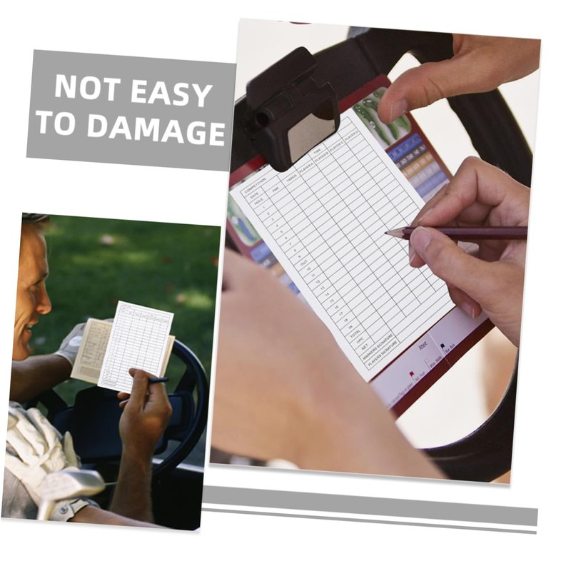 Outanaya 15pcs Golf Scorecard Golf Score Scorecards Organizer Club Range