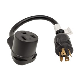 Parkworld Welder Adapter Cord 4-Prong Generator 30A Locking Plug NEMA L14-30P to 6-50R 50 AMP Industrial Female (1.5FT)