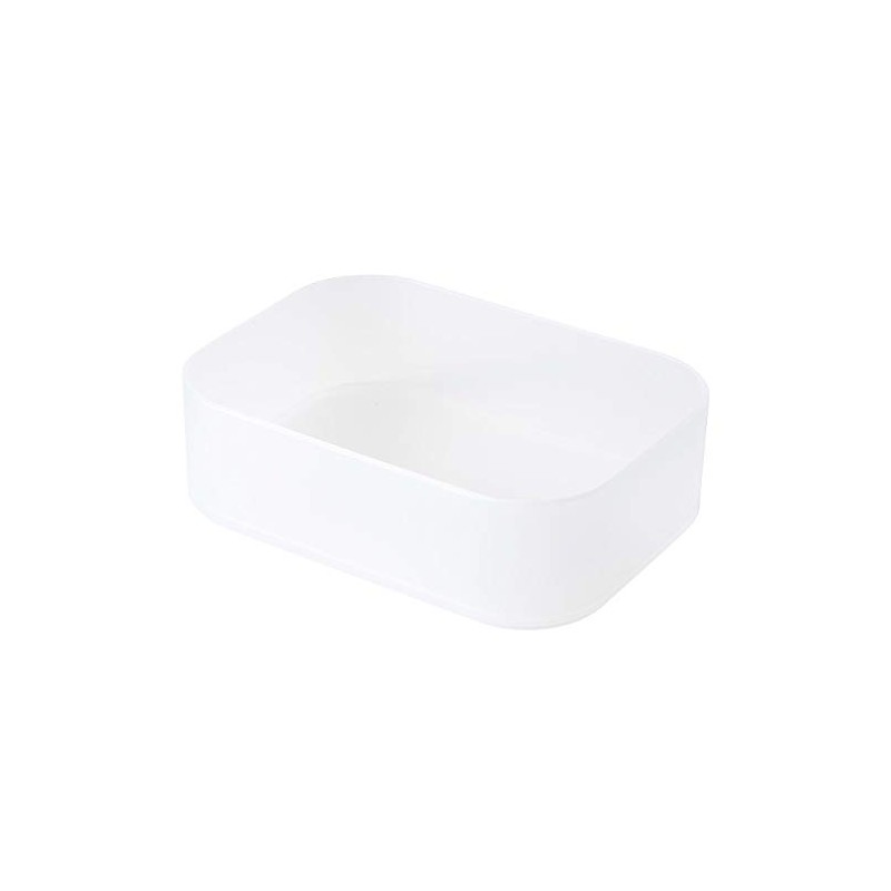 MUJI OGA07A5A Polypropylene Makeup Box, 1/4 Horizontal Half