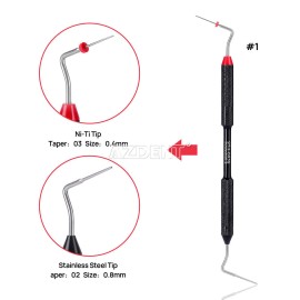 AZDENT Dental Obturation System Gutta Percha Heated Pen+Gun/Buchan - #1-0058 Red