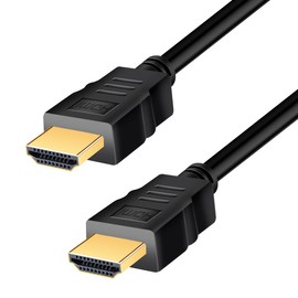 LogiLink CH0101 HDMI Connection Cable Type A (Male/Male), UHD 4K Resolution, 2 x Shielded CCS Cable, Colour: Black, Length: 2 m