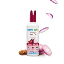 MAMAEARTH Aceite de Cebolla para Crecimiento del Cabello y Control de la Caída para Hombres y Mujeres, 150ml