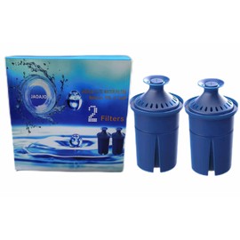 JAOAJO Elite Water Filter Lasting 6 Months-Efficient Long-Life Elite Filter, Replacement for Brita Pitcher Water Filter and Dispensers, Etc.,BPA FREE (2 Count)