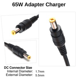 65W AC Adapter Charger for Acer Aspire E15 E1 ES1 E3 E5 V5 V7 V3 R3 R7 S3 N15Q1 N16Q2 E1-532-2635 E1-571 E1-531 E5-521 E5-511 E5-571 E5-575 E5-573 Laptop Supply Cord