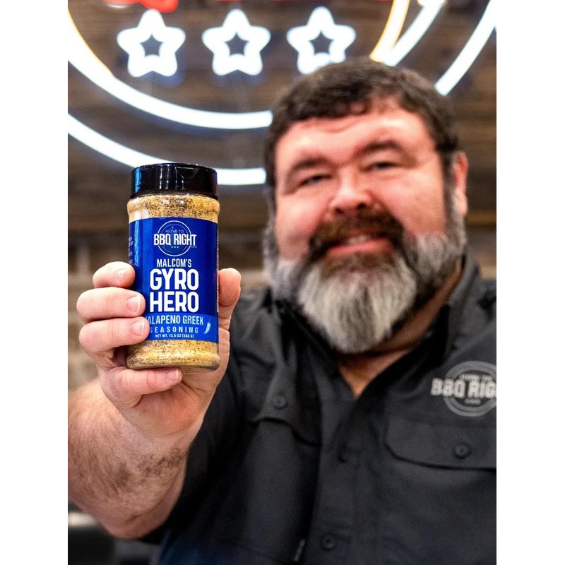 Malcom's Gyro Hero Jalapeno Greek Seasoning | Add a Tasty