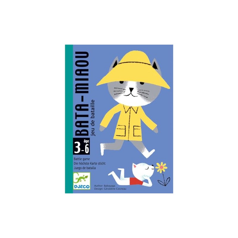 DJECO Bata-Miaou Cards, Multi-Colour (DJ05139)