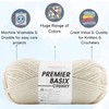 Premier Basix Chunky Knitting Yarn Antique White 1145-04 (3-Pack) Same