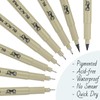 Mr. Pen- Drawing Pens for Artists, 8 Pack Black Multiliner/Fineliner