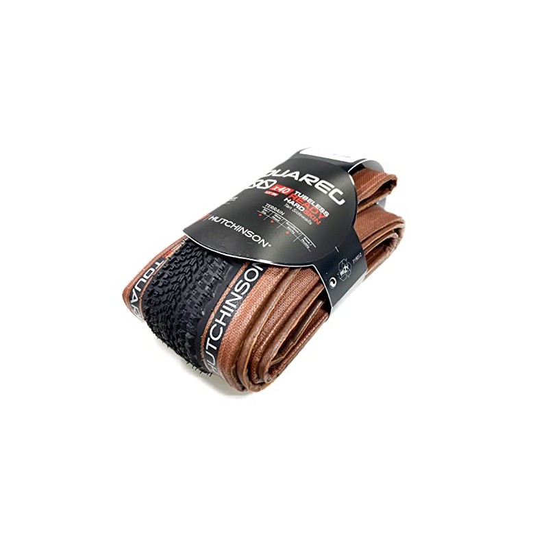 Hutchinson Black Tyre 700X40C (40-622) Touareg T.Ready Hardskin Soft Tan