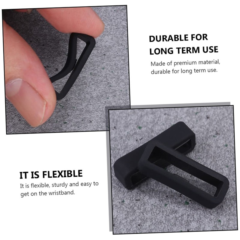 TEHAUX 6pcs Watch Band Holder Loops for Durable Fastener Rings