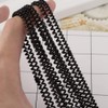 Elastic Hair Bands For Girls Headwear Black Ponytail Holder Rubber