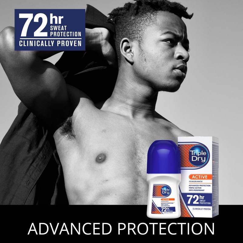 Triple Dry Active Fragrance Roll On 50ml