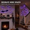 LED 3D Halloween Bat Wall Decorations – Light-Up Bendable Flying