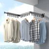 ZdwCyl Clothes Drying Rack Wall Mounted,Laundry Rack Wall Wount,Drying Rack