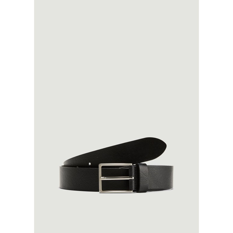 s.Oliver Genuine Leather Belt, 9999 Black