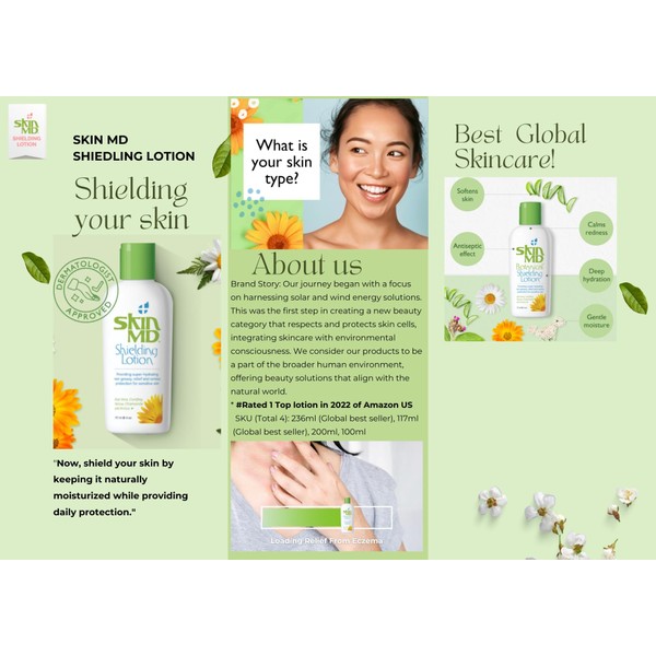 Skin MD Shielding Lotion, 236ml, Moisturizing Daily Protection, Calms Redness