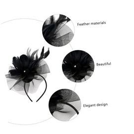 VICASKY 1pc Elegant Flower Shape Headpiece Dual-use Hair Clip Headdress for Parties Made of Net Yarn and Comfortable and Stylish Women Accessory