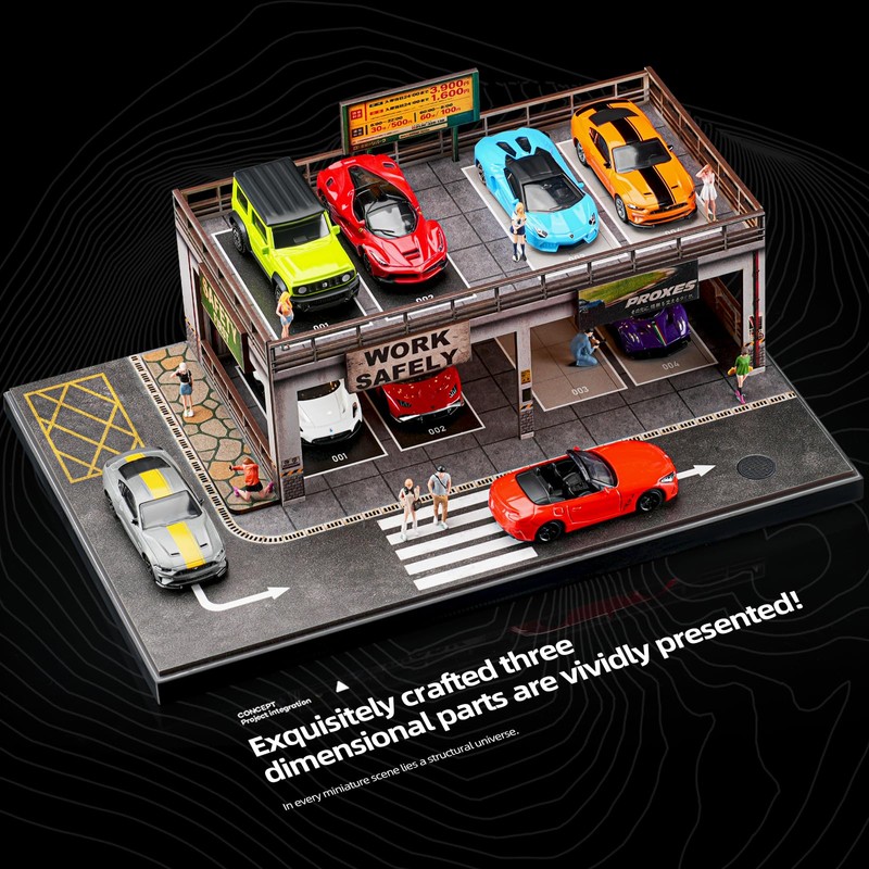 kivmcds 1/64 Hot Die Cast Wheel Display Case,Car Model Display