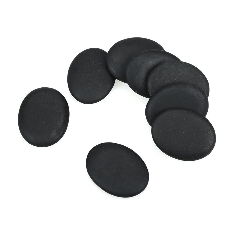 Windfulogo 8 Pieces Professional Small Massage Hot Massage Stones Hot