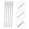 BESPORTBLE 5pcs Cosmetic Mixing Rods Stainless Steel Makeup Spatula Long