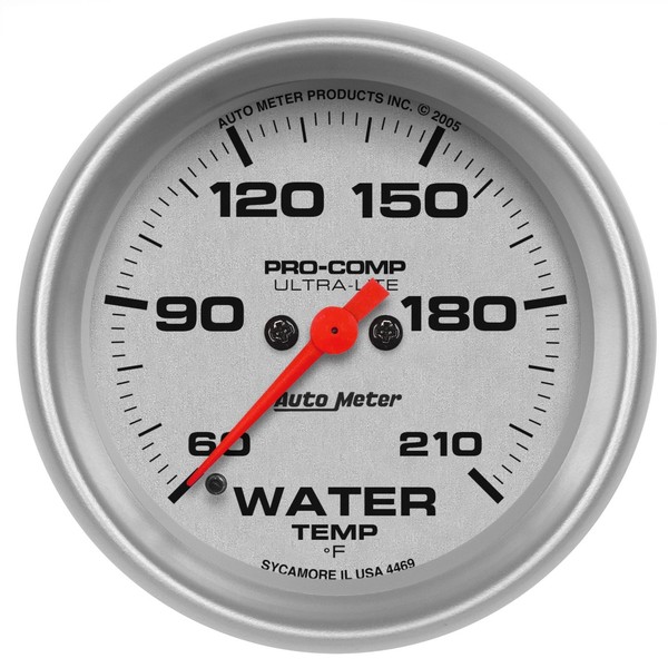 Auto Meter 4469 Ultra-Lite Water Temperature Gauge