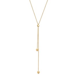 Elli Women's Y-Chain Ball Pendant Filigree Adjustable in 925 Sterling Silver, Sterling Silver, None