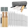 22 PCS Sketch Drawing Tools, AGPtEK 16 Blending Stumps Set