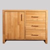 sourcing map Wood Pull Handles, 2pcs 128mm/5.04" Hole Distance Wooden