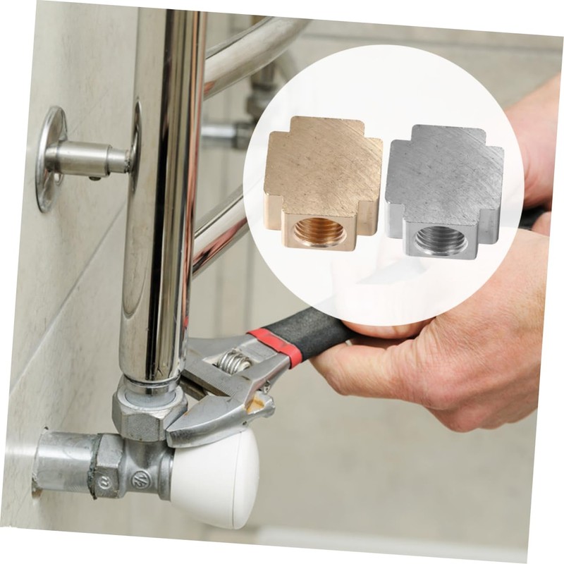 Tofficu 2PCS Adapter Pipe Fitting Connector for Durable Design for