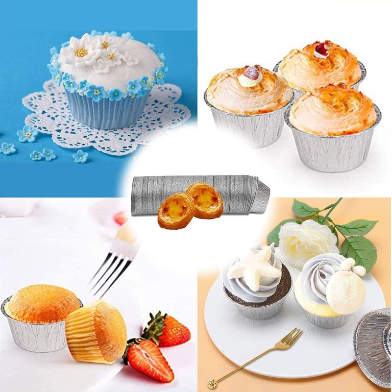 300 Pack Aluminum Foil Ramekin, Disposable Ramekins Standard Size Perfect