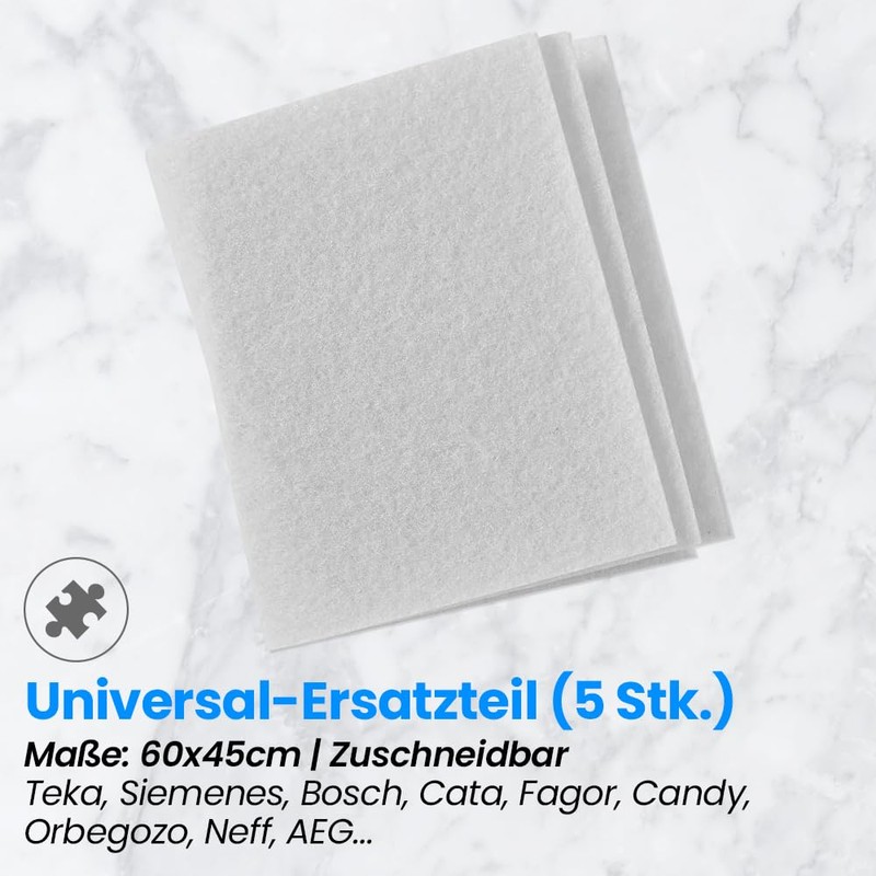 Anakel Home Universal paper filter for cooker hoods, 60 x