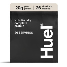 Huel Complete Protein Powder, 26 Servings, Unflavoured & Unsweetened, 20g of Plant-Based Vegan Protein Powder per Serving, Ready Meals, Gluten-Free, No Soy, Naturally Flavoured Meal Replacement