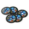 LOZLIN 3PCS 4.5" Multi-Material Cutting Blades - Dry Cut Metal,