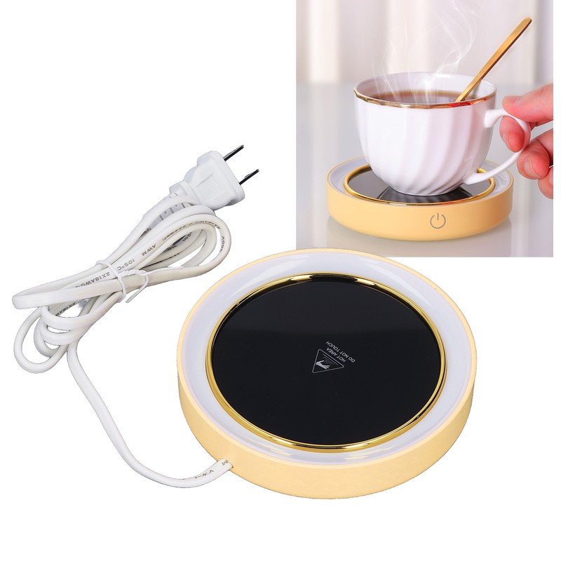 Electric Cup Warmer Constant Temperature 2 Modes LED Light Desk