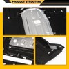 CNNELL Front Center Engine Lower Undercar Shield Compatible with Honda