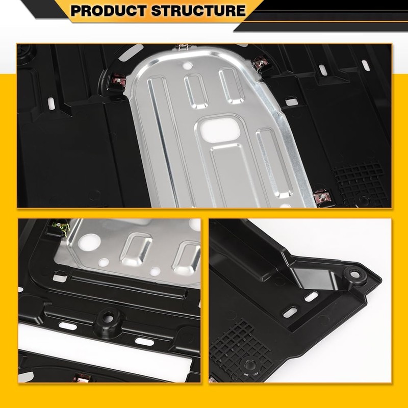 CNNELL Front Center Engine Lower Undercar Shield Compatible with Honda
