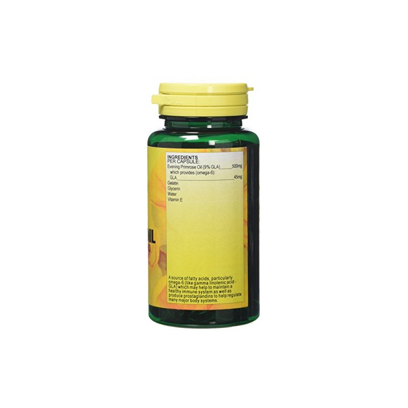 Health Plus Evening Primrose Oil 500mg Omega-6 Supplement - 90