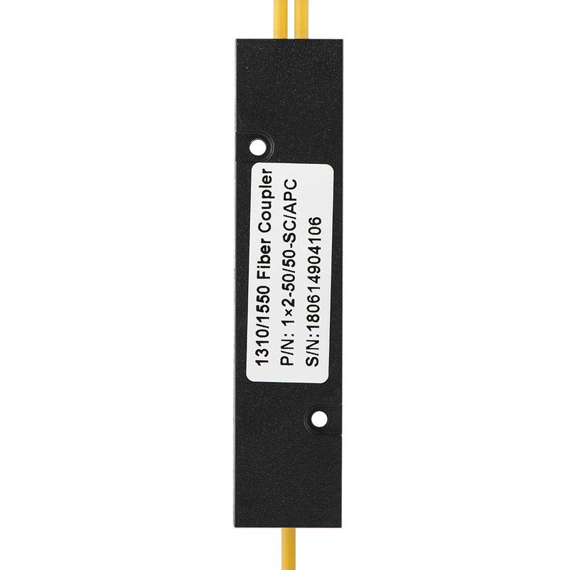 Ciglow Optical Splitter, 1X2 Singlemode Fiber Optical Splitter SC/UPC PCL