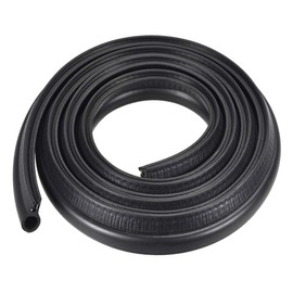 uxcell Trim Seal with Top Bulb, EPDM Rubber Seal Channel Edge Protector Sheet, Fits 1-3mm Edge 2M/6.56Ft Length, 1.18inch Height