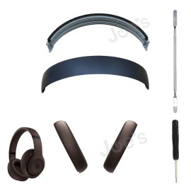 Beats by Dr. Dre Original OEM Headband + Ear Pad Replacement Beats Studio Pro Wireless Year 2023 - Deep Brown