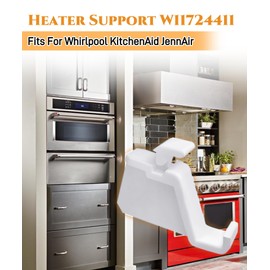 W11724411 Microwave Oven Heater Support Fit for Whirlpool KitchenAid Jenn-Air and More Microwave Oven,Replace 461967753871 252262898008 W10120232 W10120233 W10288008 Etc.