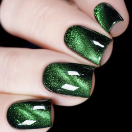 Vsehine 9D Cat Eye Green Gel Nail Polish with Magnet Galaxy Cateye Chameleon Nail Gel DIY Salon Home 16ml