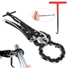 UVVRUR Exhaust Chain Separator Chain Cutter with Exhaust Spring Hook