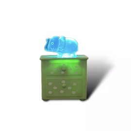 Jazwares baby Alexander’s Light-up Blue Elephant Desk Lamp