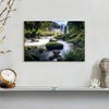 ElephantStock - Waterfall In Forest Wall Art - Horizontal Canvas