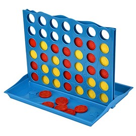 Hztyyier Juego de 4 en Gigante 4 Conecta en Juego de Tablero Plegable 4, Juguete Familiar clásico, Juego de Mesa de Viaje para niños y Familia