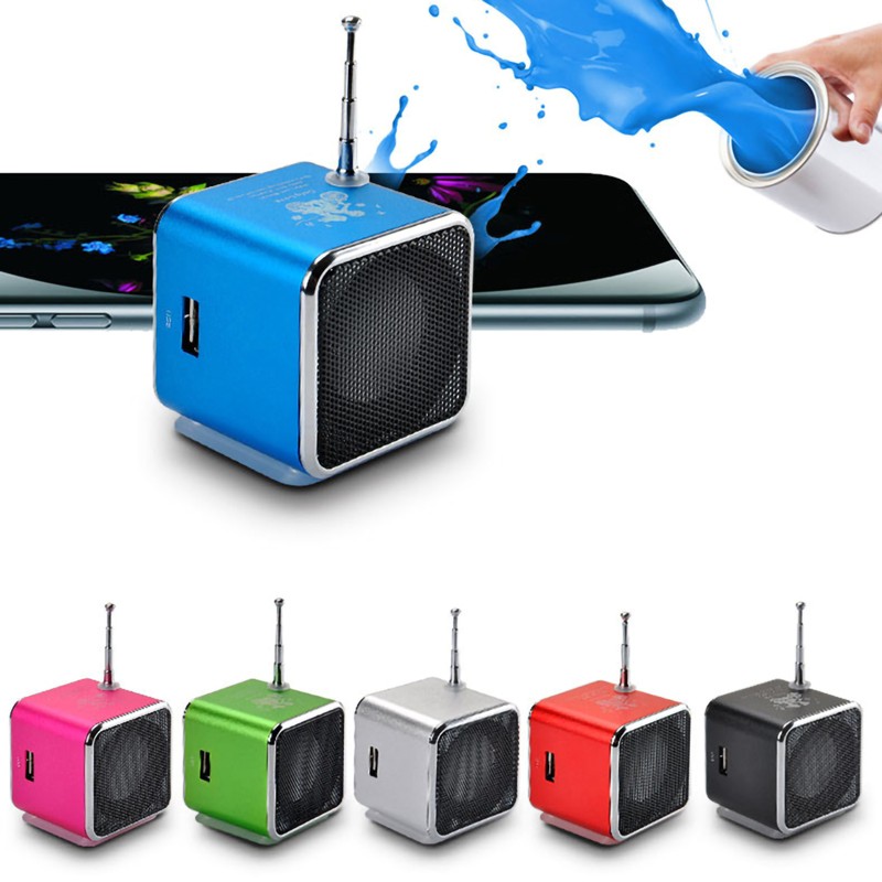 Portable TD V26 Digital Radio Speaker Mini FM Radio Receiver