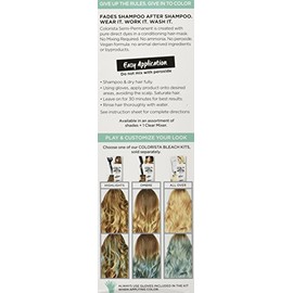 L'Oreal Paris Cabello Color Colorista Color Semi-Permanent Color para Cabello Rubio/Blanqueado., Agua (Aqua)